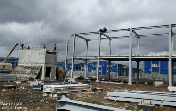 Строительство складского помещения с АБК